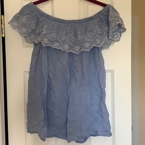 Off the shoulder shirt